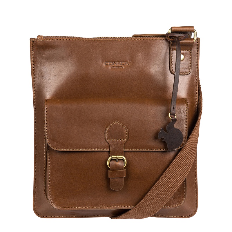 'Archway' Vintage Chestnut Handcrafted Leather Bag