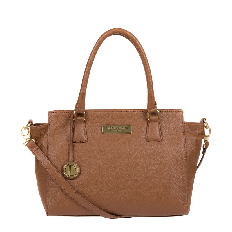 'Aston' Tan Leather Handbag