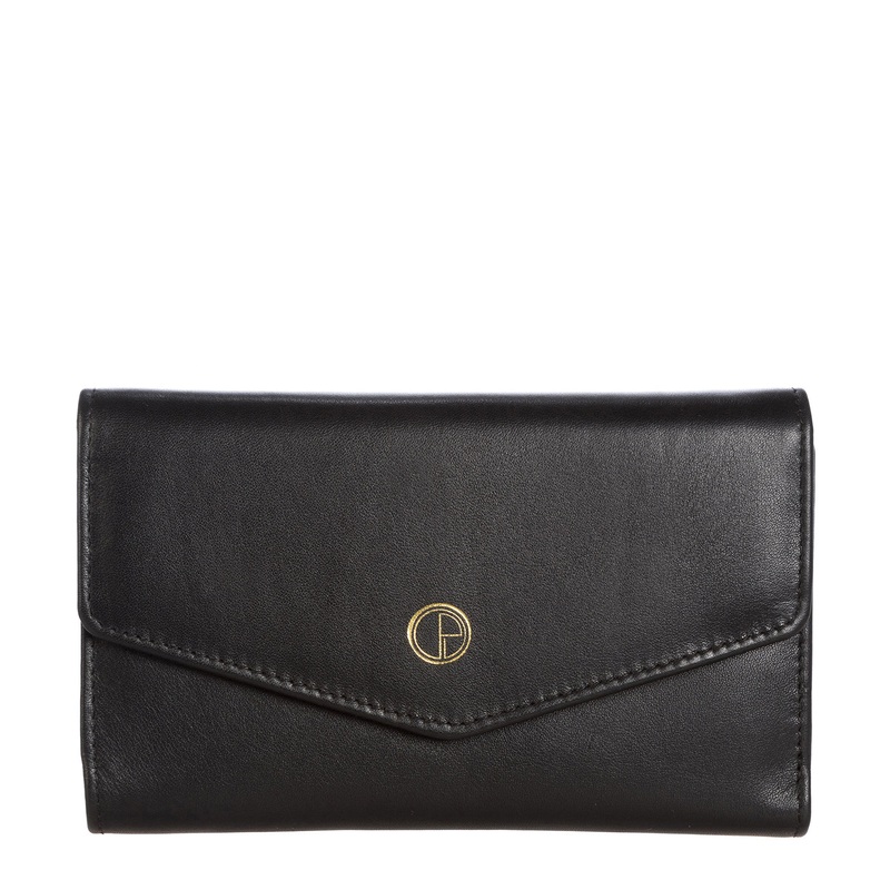 'Galway' Ebony Fine Leather RFID Purse