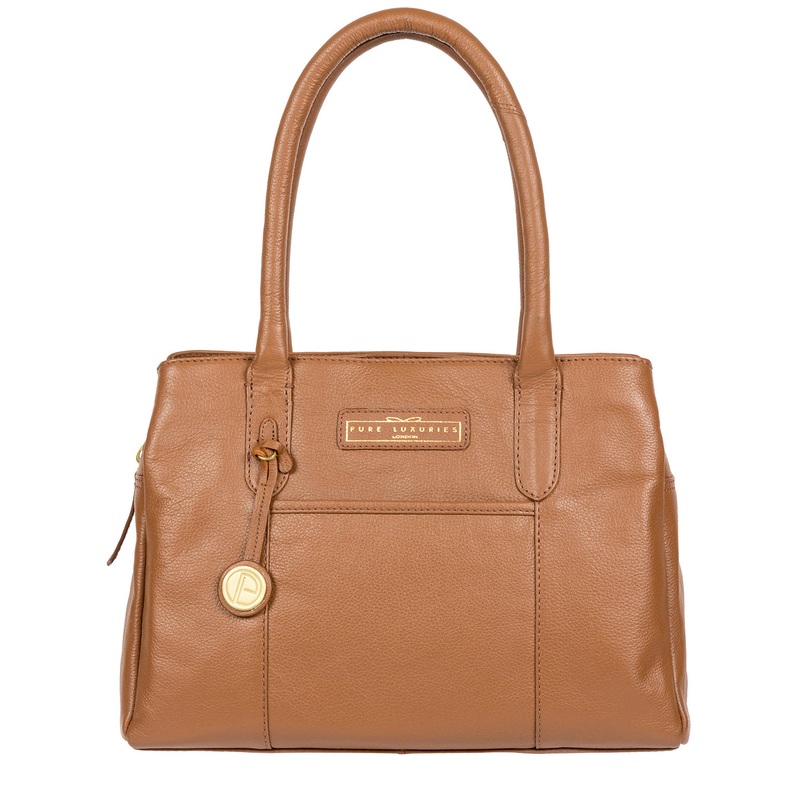 'Goldbourne' Tan Leather Handbag