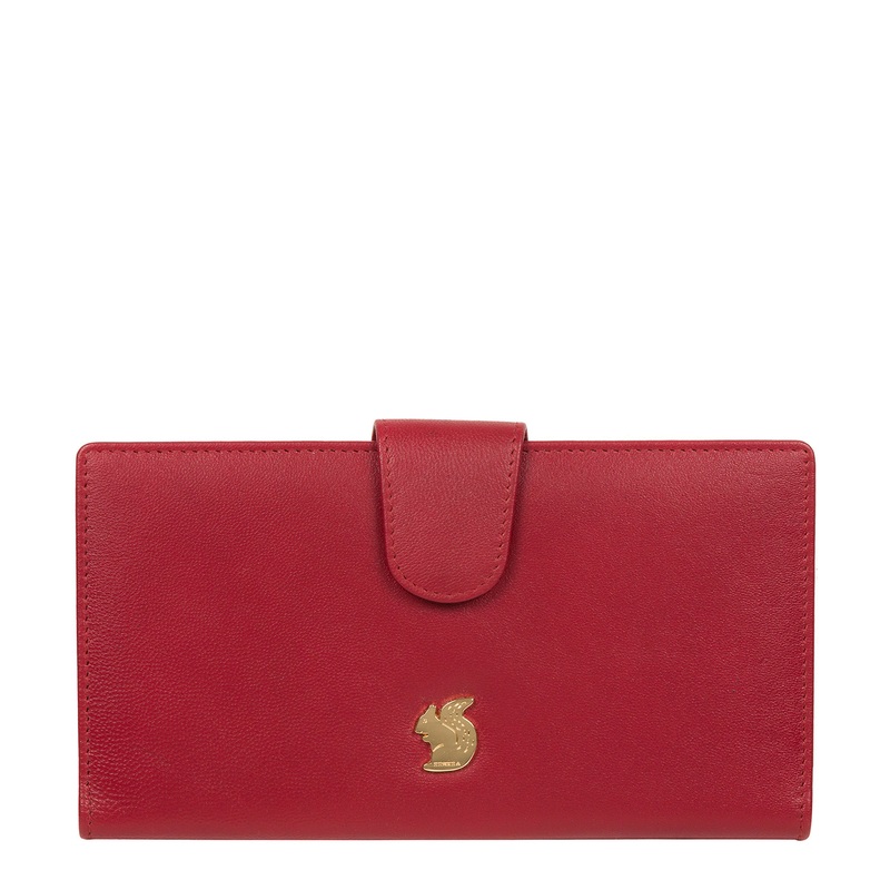'Kaif' Red Leather Purse