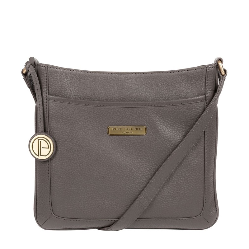 'Linby' Black Leather Cross Body Bag
