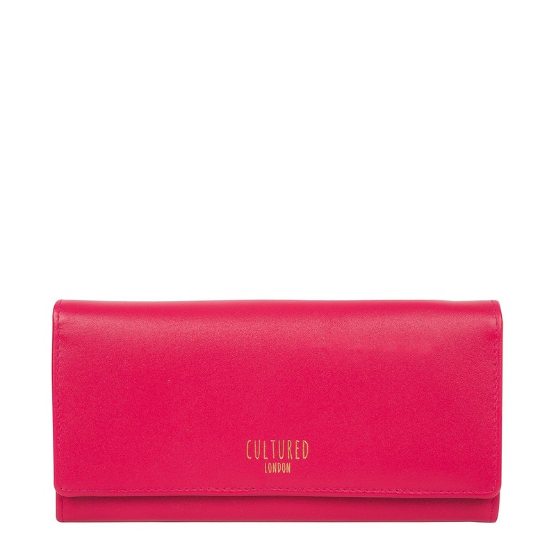 'Lorelei' Fushia Leather Purse