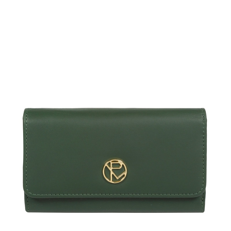 'Metz' Evergreen Leather Purse