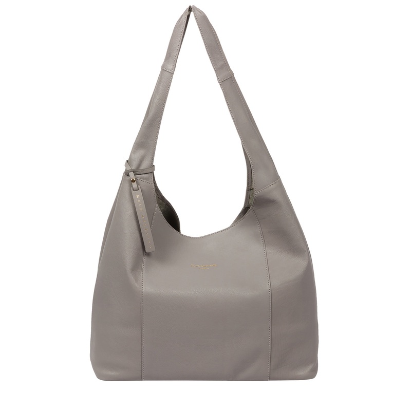 'Nina' Dove Leather Shoulder Bag