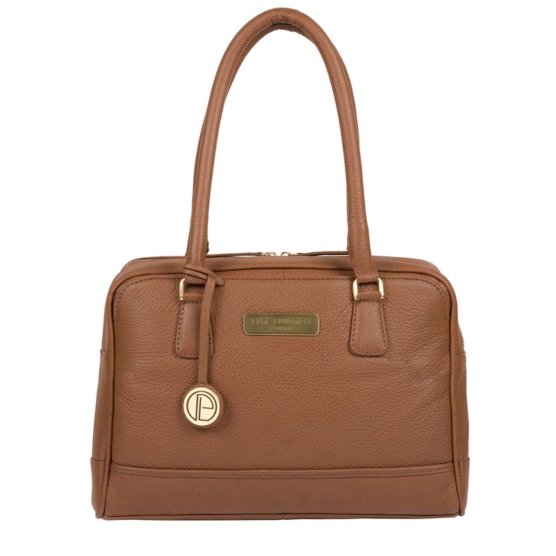 'Poole' Tan Leather Handbag