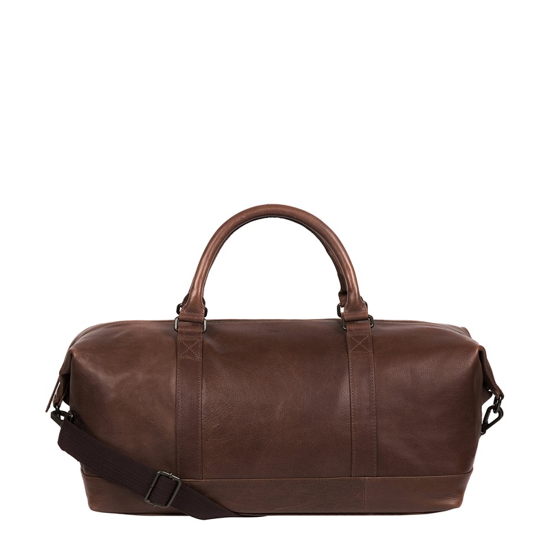 'Port' Malt Leather Holdall