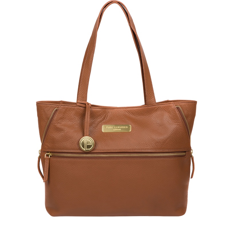 'Skipton' Tan Leather Tote Bag