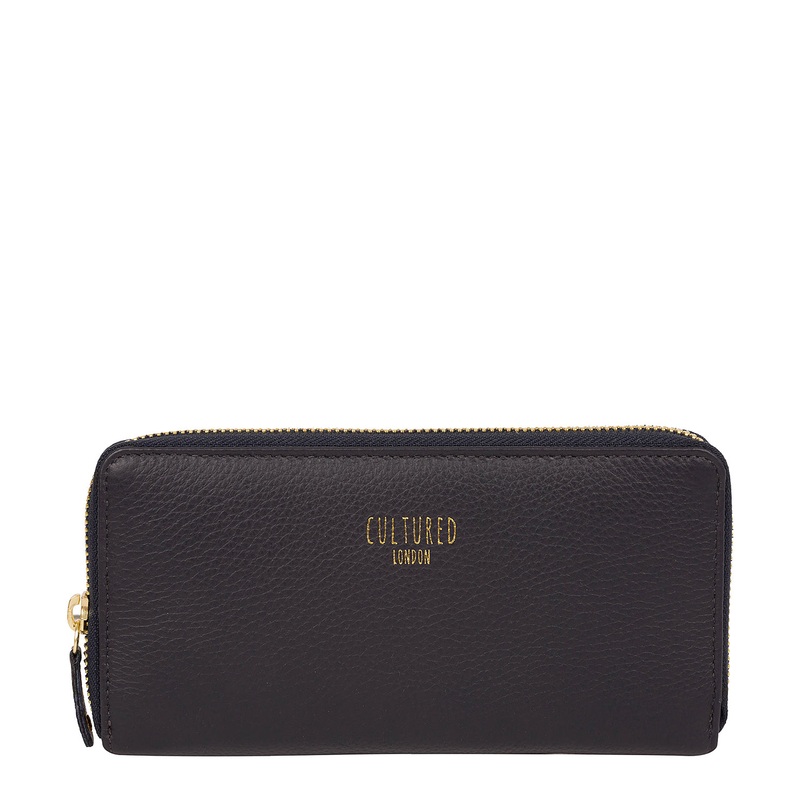 'Tabitha' Oxford Blue Leather Purse