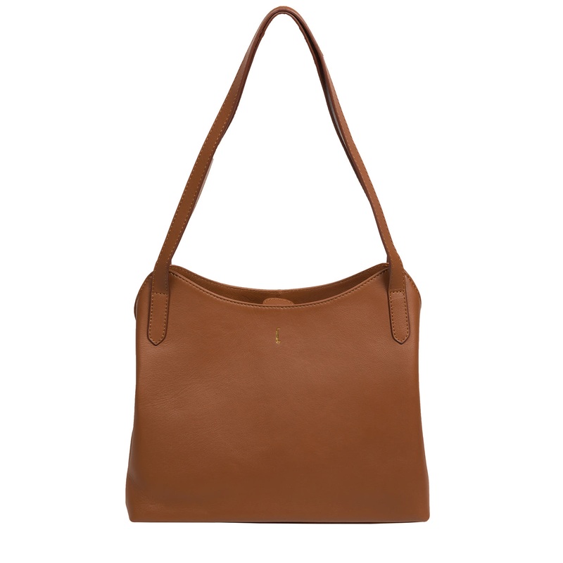 'Arabella' Tan Leather Handbag