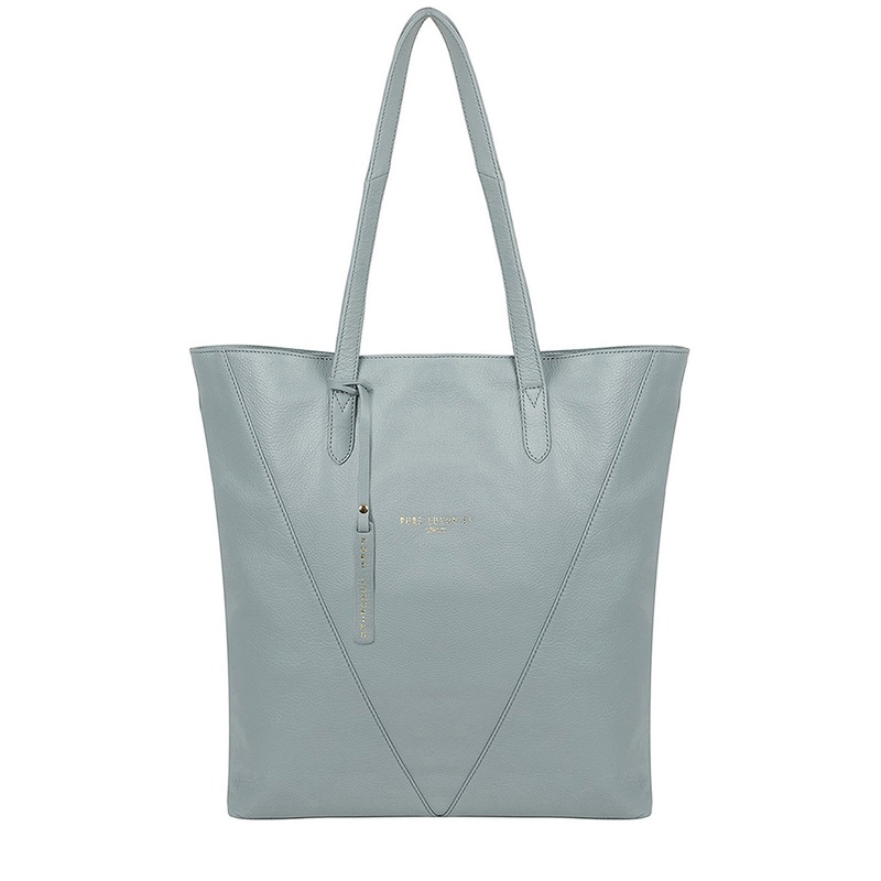 'Hatton' Cashmere Blue Leather Shopper Bag