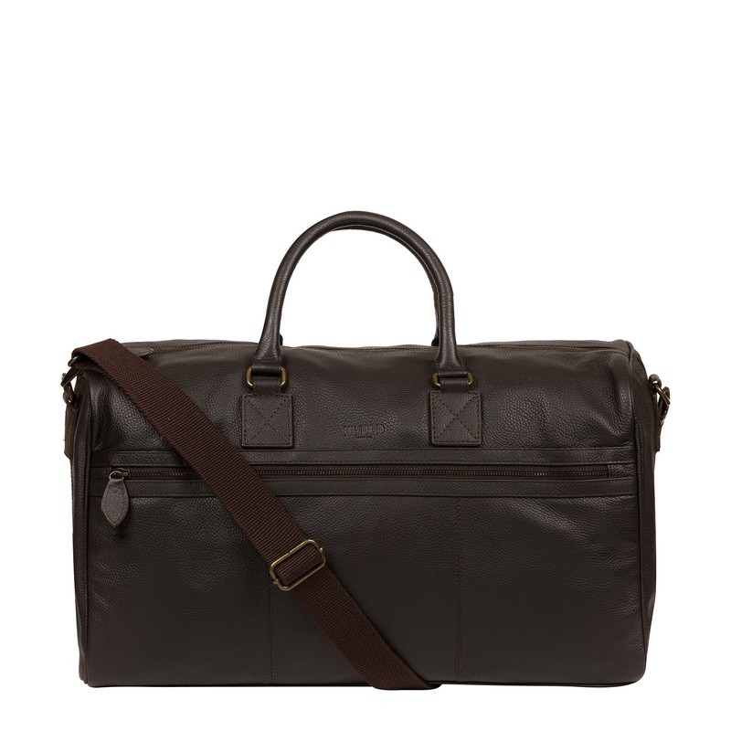 'Helm' Brown Leather Holdall