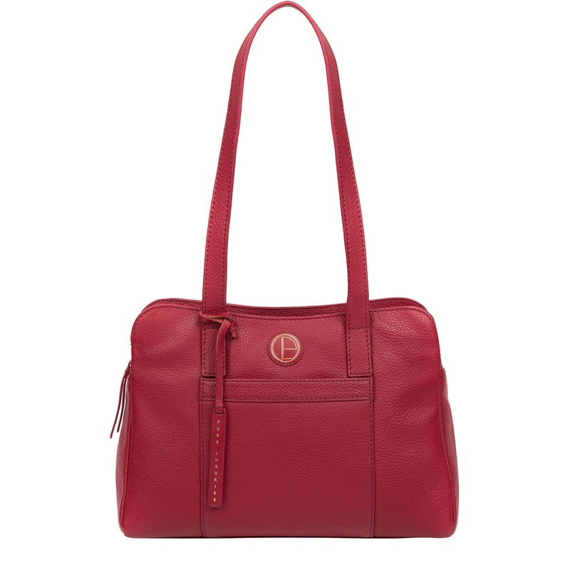 'Henna' Red Leather Handbag