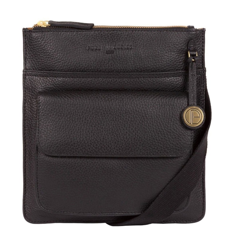 'Jarrow' Black & Gold-Coloured Detail Bag