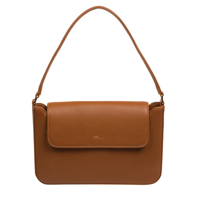 'Olivia' Oak Nappa Leather Evening Bag