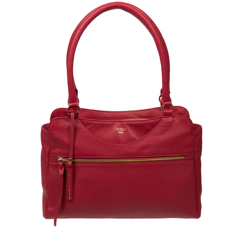 'Shadwell' Scarlett Leather Handbag