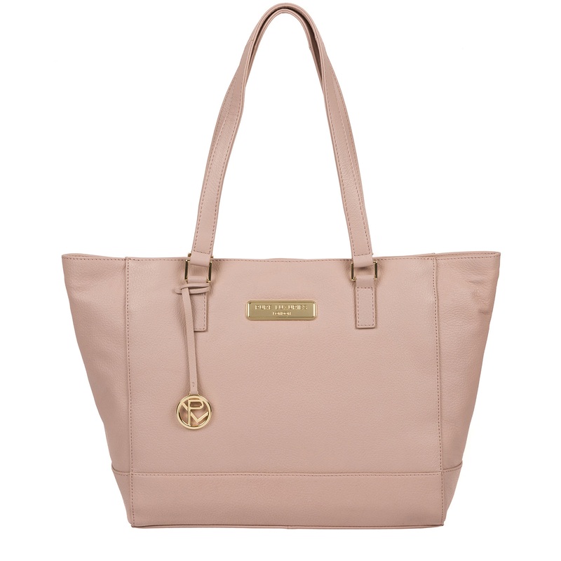 'Sophie' Blush Pink Leather Tote Bag