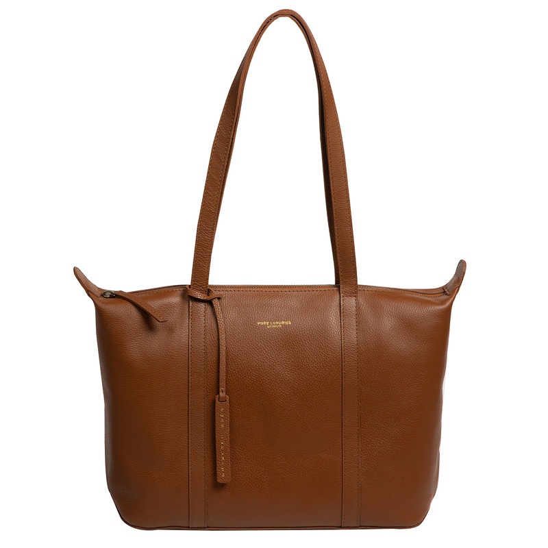 'Alcester' Tan Leather Tote Bag
