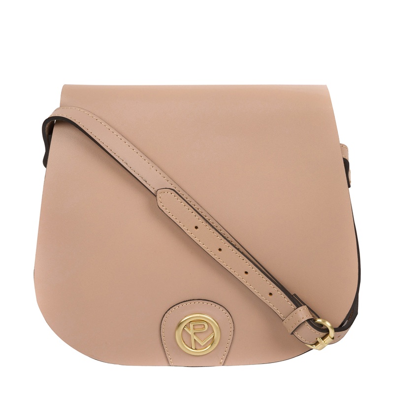 'Ambleside' Blush Pink Leather Cross Body Bag