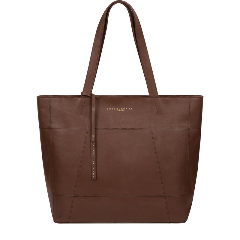 'Arundel' Ombr Chestnut Vegetable-Tanned Leather Extra-Large Shopper Bag