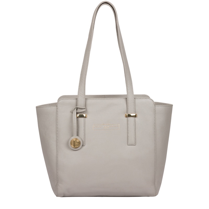 'Blakeley' Grey Leather Handbag