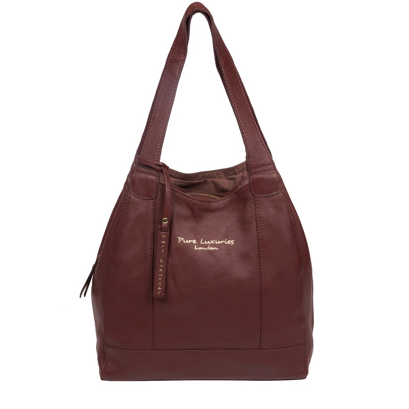 'Colette' Rich Chestnut Leather Handbag