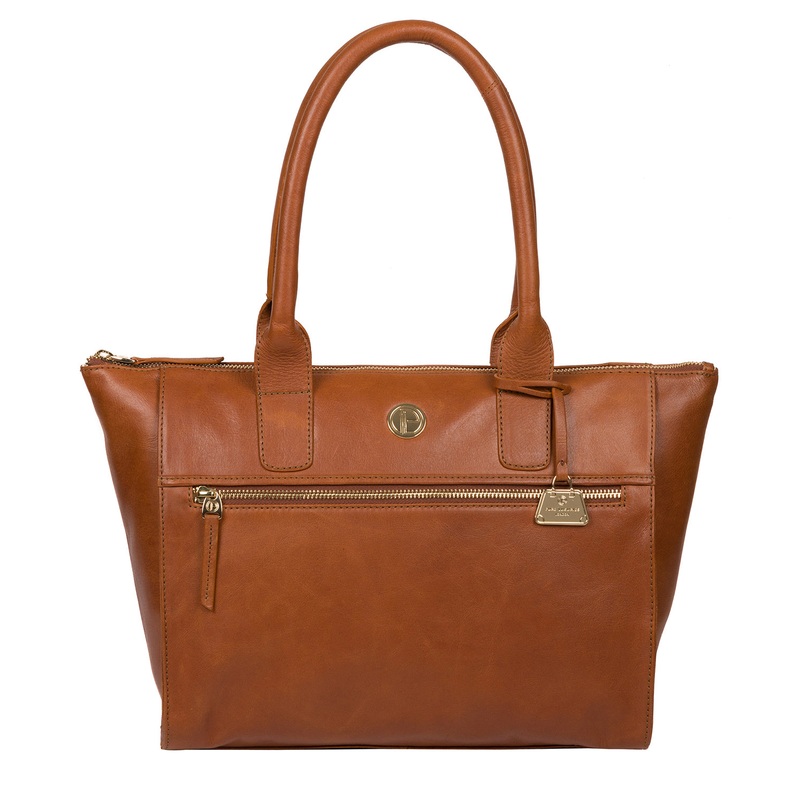 'Primrose' Hazelnut Leather Tote Bag