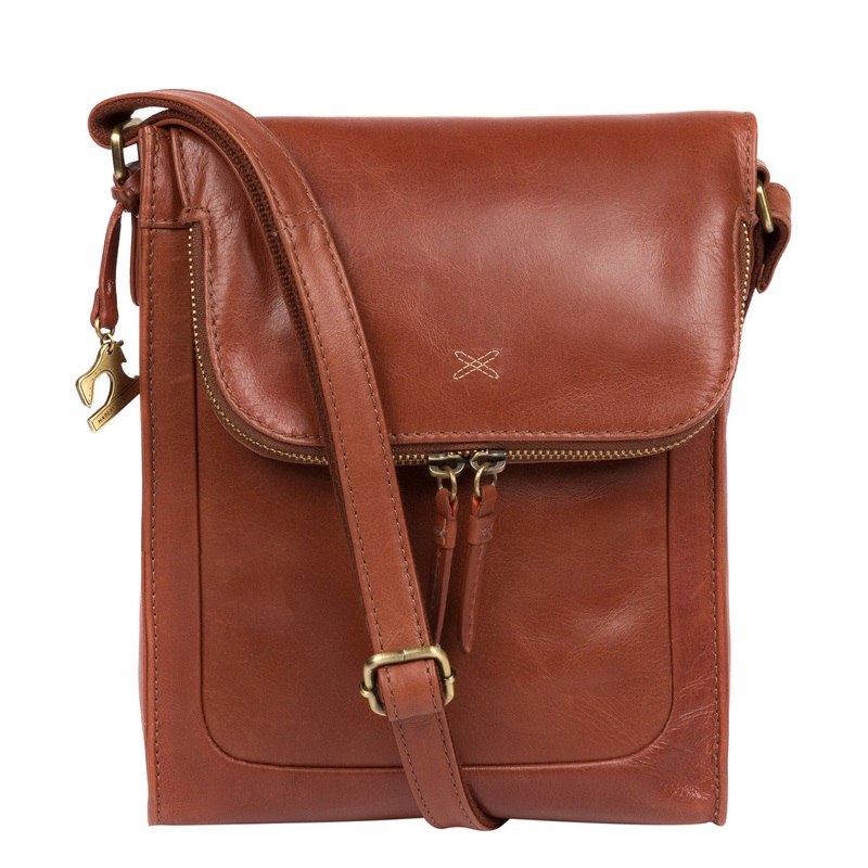 'Sophia' Whiskey Cross Body Bag