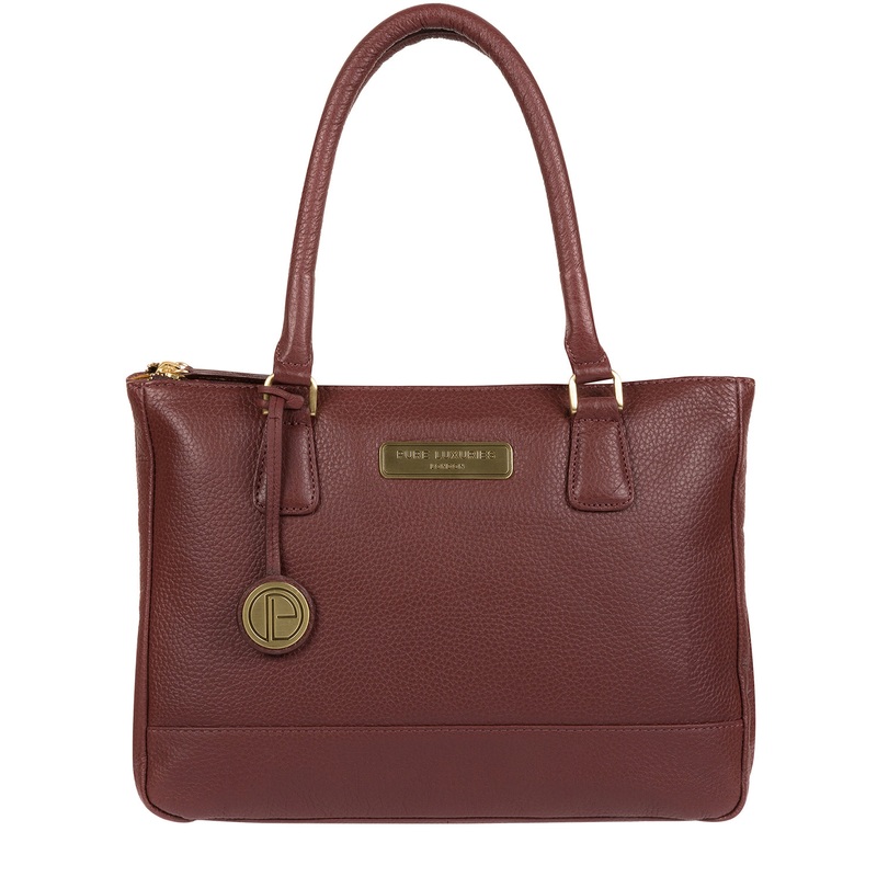 'Welbourne' Port Leather Handbag