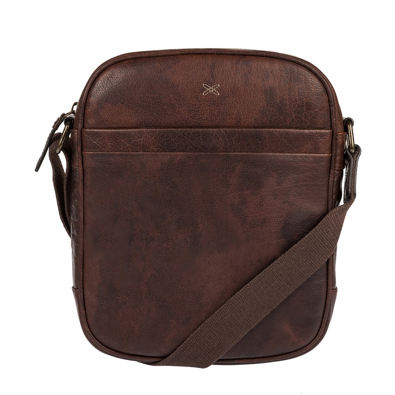 'Cartmel' Malt Leather Cross Body Bag