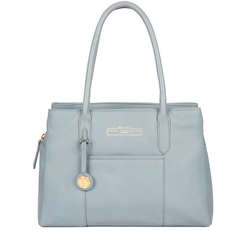 'Chatham' Cashmere Blue Leather Handbag
