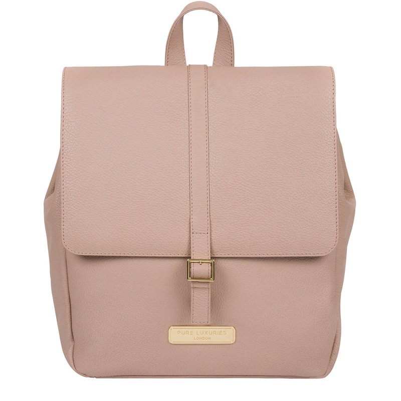 'Daisy' Blush Pink Leather Backpack