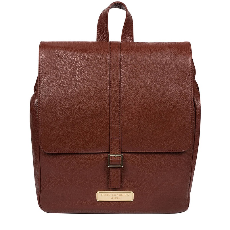 'Daisy' Chestnut Leather Backpack