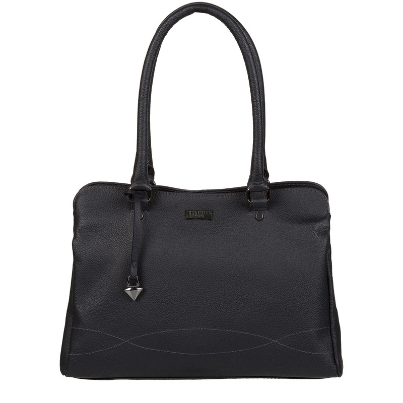 Kadie' Navy Real Leather Handbag