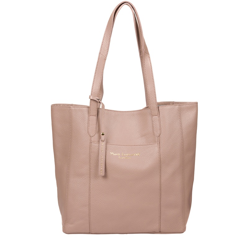 'Keisha' Blush Pink Leather Tote Bag