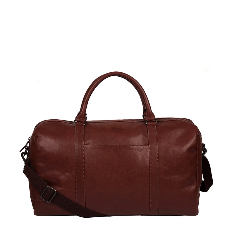 'Orton' Conker Brown Leather Holdall