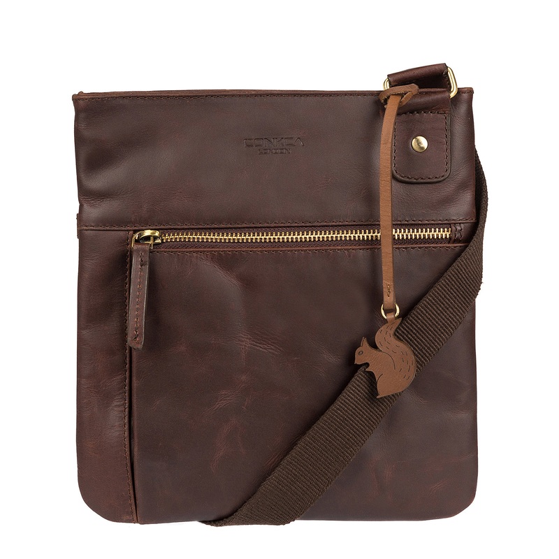 'Abbie' Vintage Brown Handcrafted Leather Bag