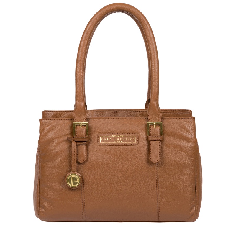 'Avebury' Tan Leather Handbag