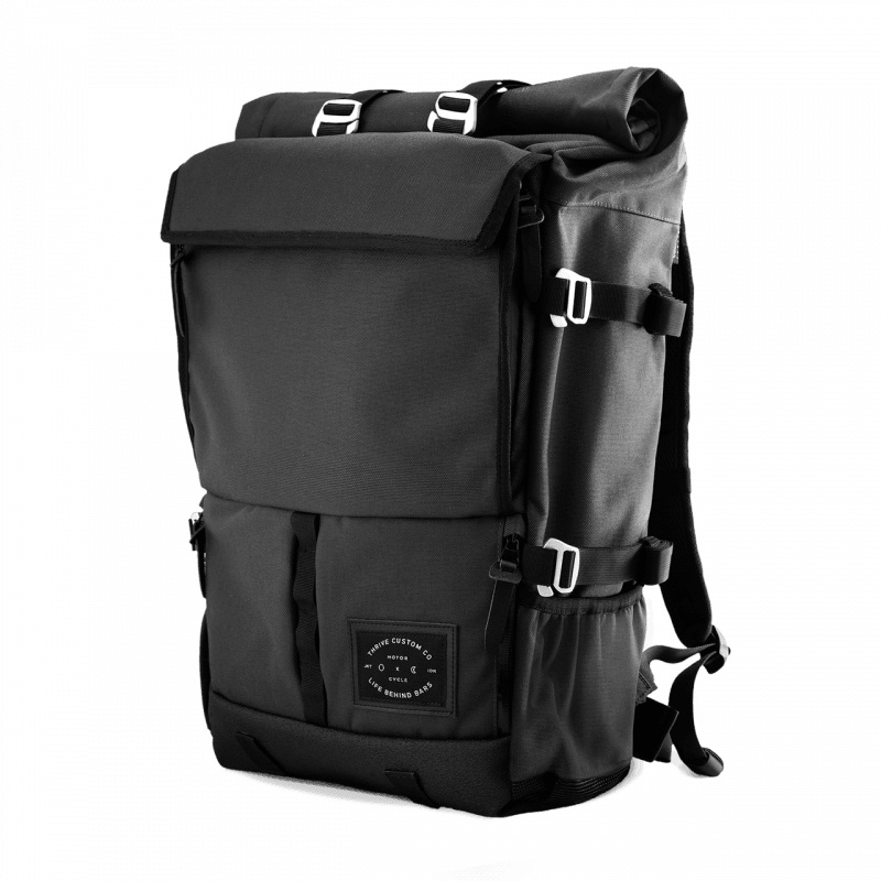 Life Behind Bars The Peloton Asphalt Rolltop Backpack