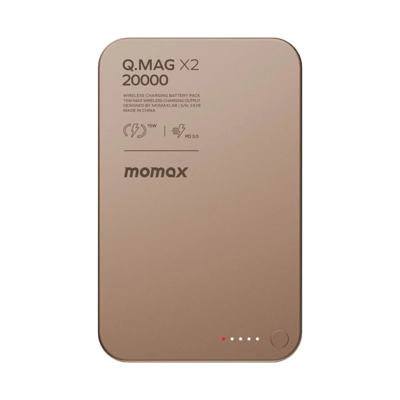 Momax Q.MAG X2 | Magnetic Wireless Power Bank 20000mAh - Gen 2