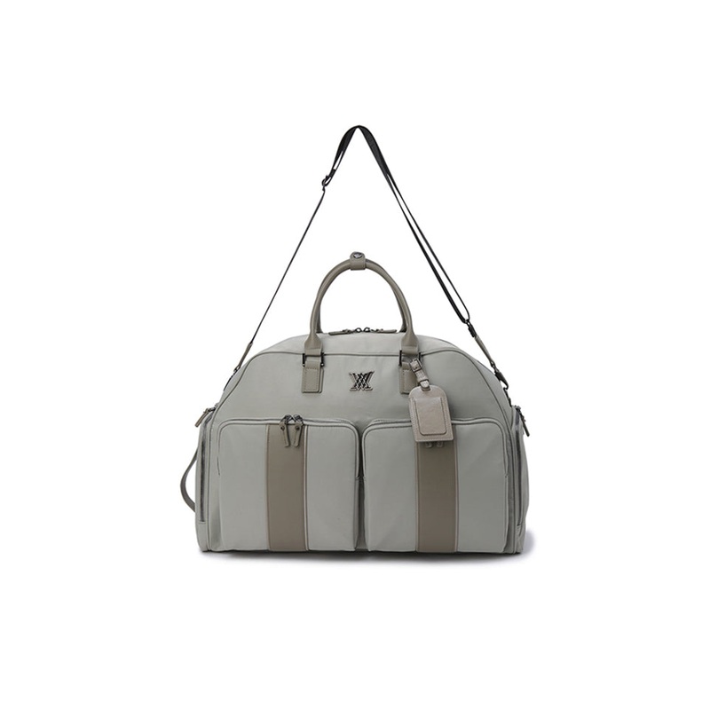 Big Pocket Boston Bag - Khaki