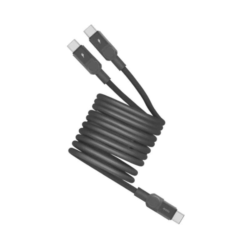 Momax Mag.Link | Magnetic USB-C to 2 USB-Cs Cable 100W 2m
