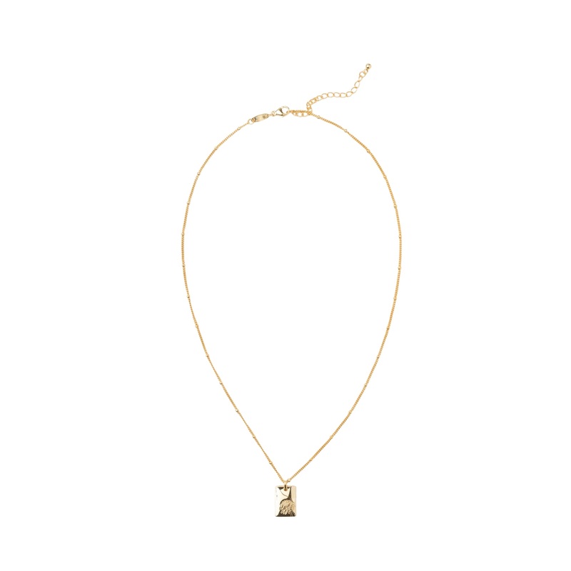 Elly Lou November Flower Necklace - Gold