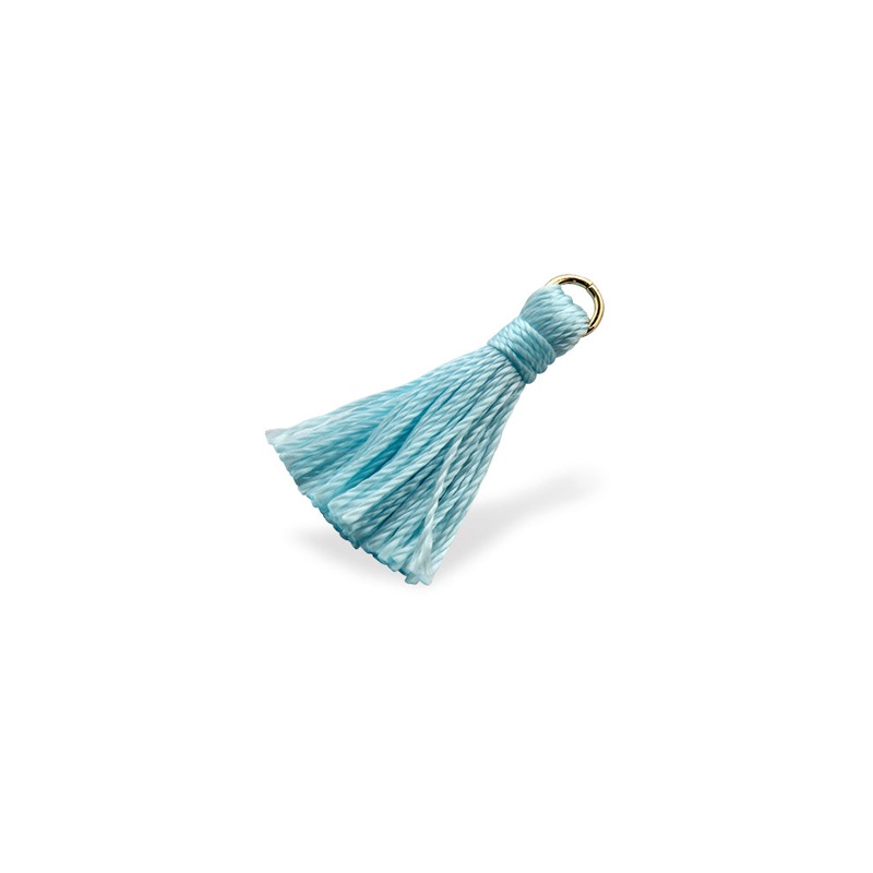 Isadora Aurelia Sky Tassel Charm- Gold