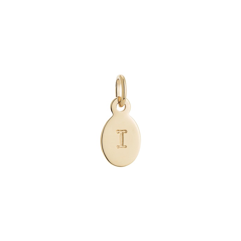 Kirstin Ash Initial Charm w/ 18K Gold Vermeil - I