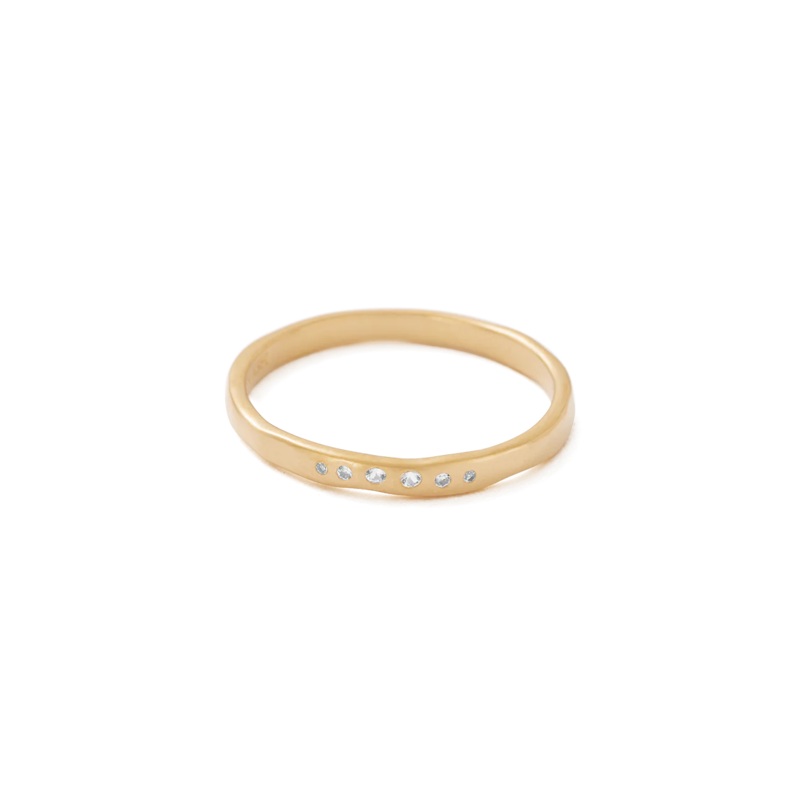 Kirstin Ash Sun Lines Ring- 18K Gold Plated