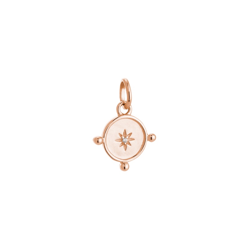 Kirstin Ash Voyager Coin - Rose Gold