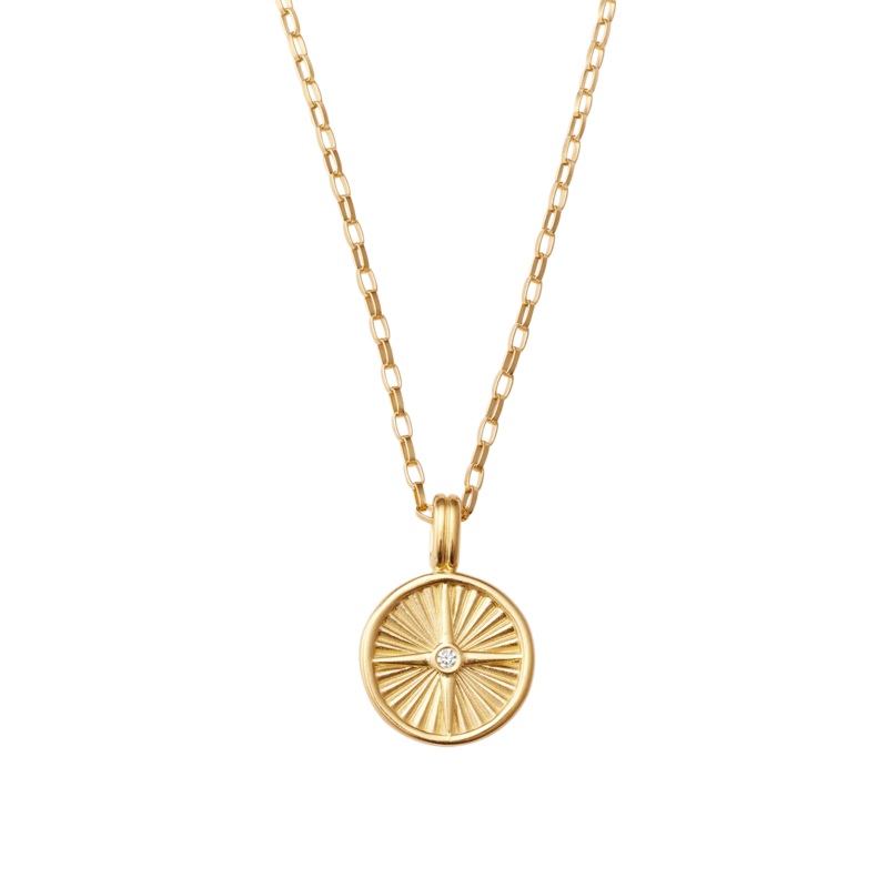 Kirstin Ash Wander Coin Necklace- Gold