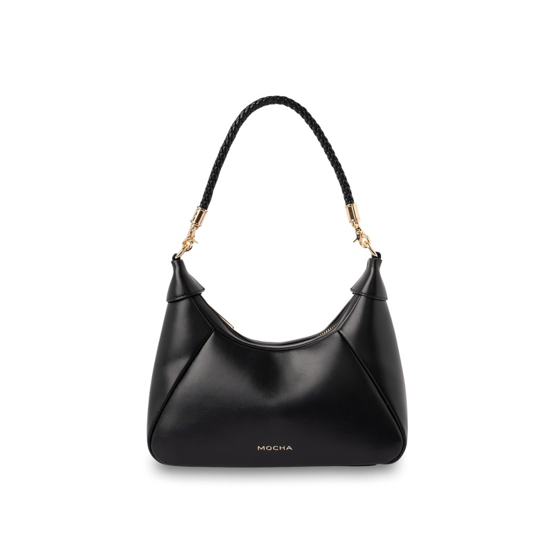 Mocha Claire Crossbody Bag - Black