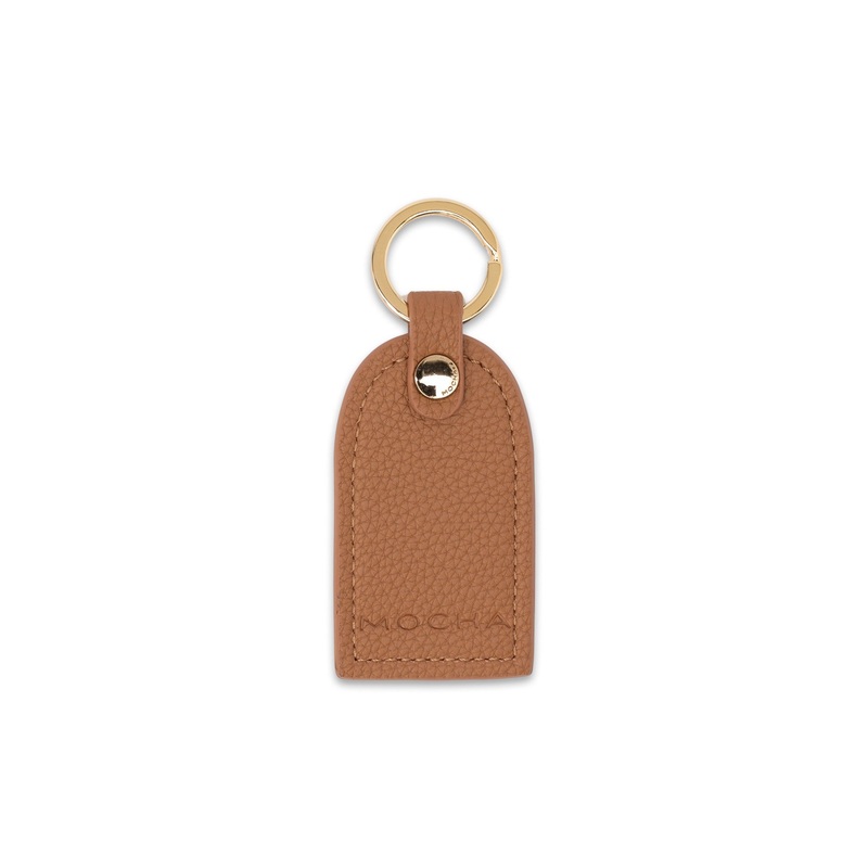 Mocha Sienna Arch Keyring- Tan
